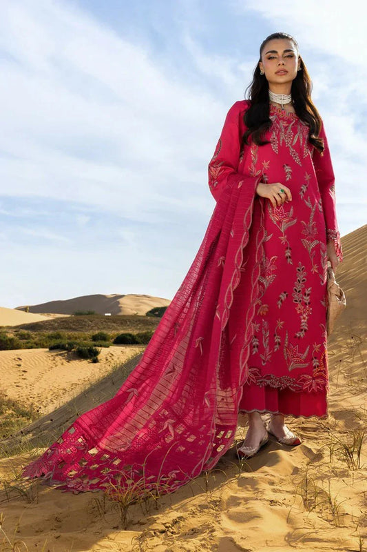 Picture of Rang Rasiya - Premium Embroidered Lawn Collection - 15-Safa - Unstitched - Available at Raja Sahib