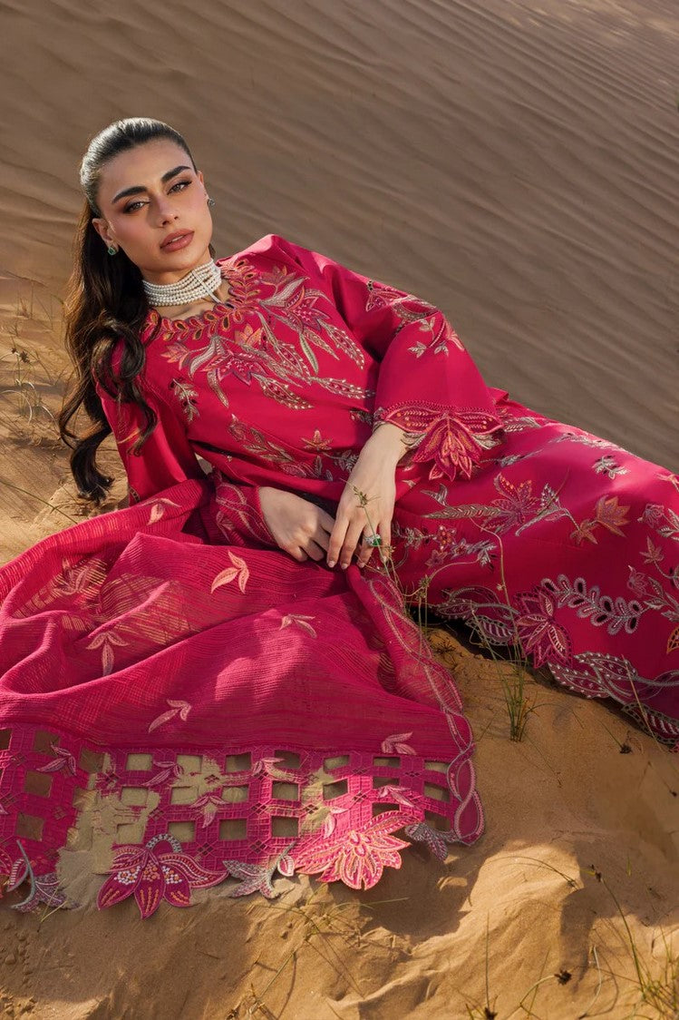 Picture of Rang Rasiya - Premium Embroidered Lawn Collection - 15-Safa - Unstitched - Available at Raja Sahib