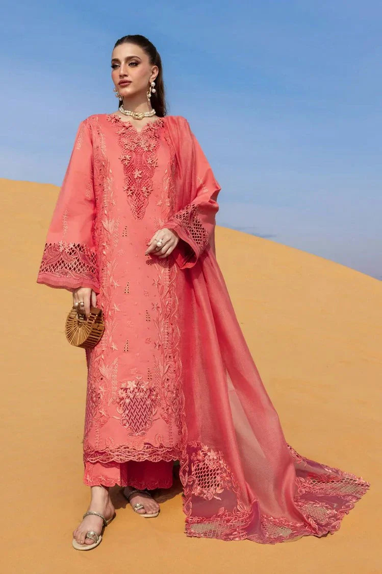 Picture of Rang Rasiya - Premium Embroidered Lawn Collection - 05-Elnaz - Unstitched - Available at Raja Sahib