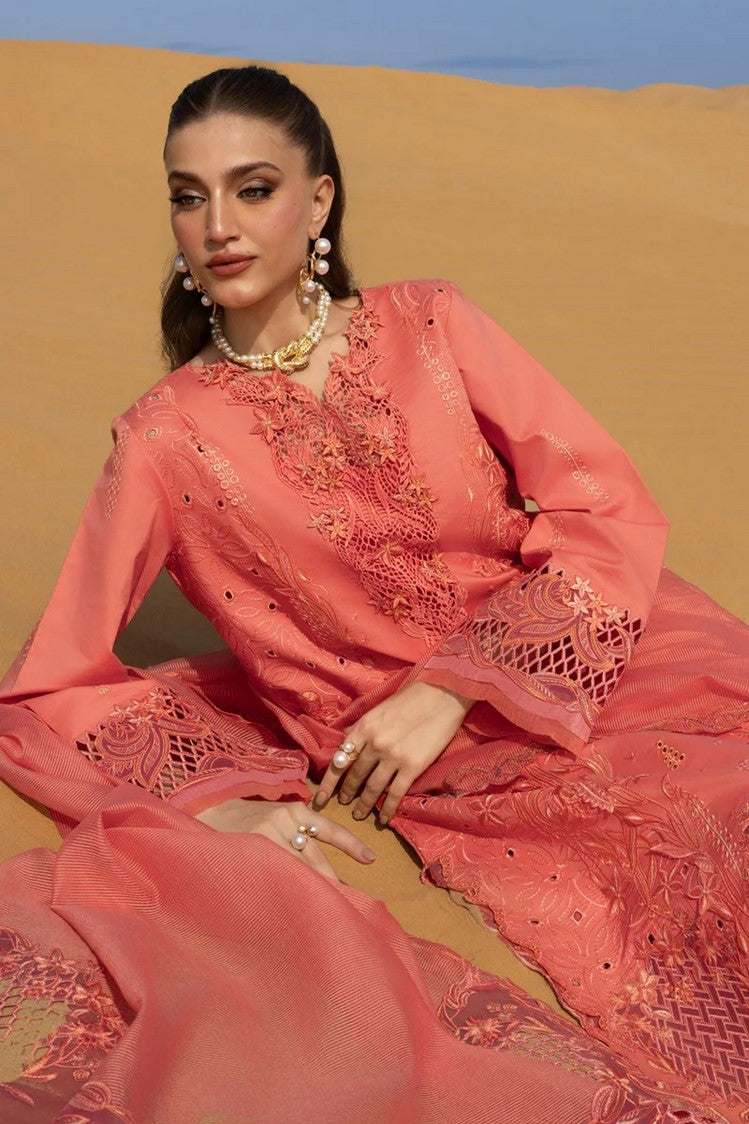 Picture of Rang Rasiya - Premium Embroidered Lawn Collection - 05-Elnaz - Unstitched - Available at Raja Sahib