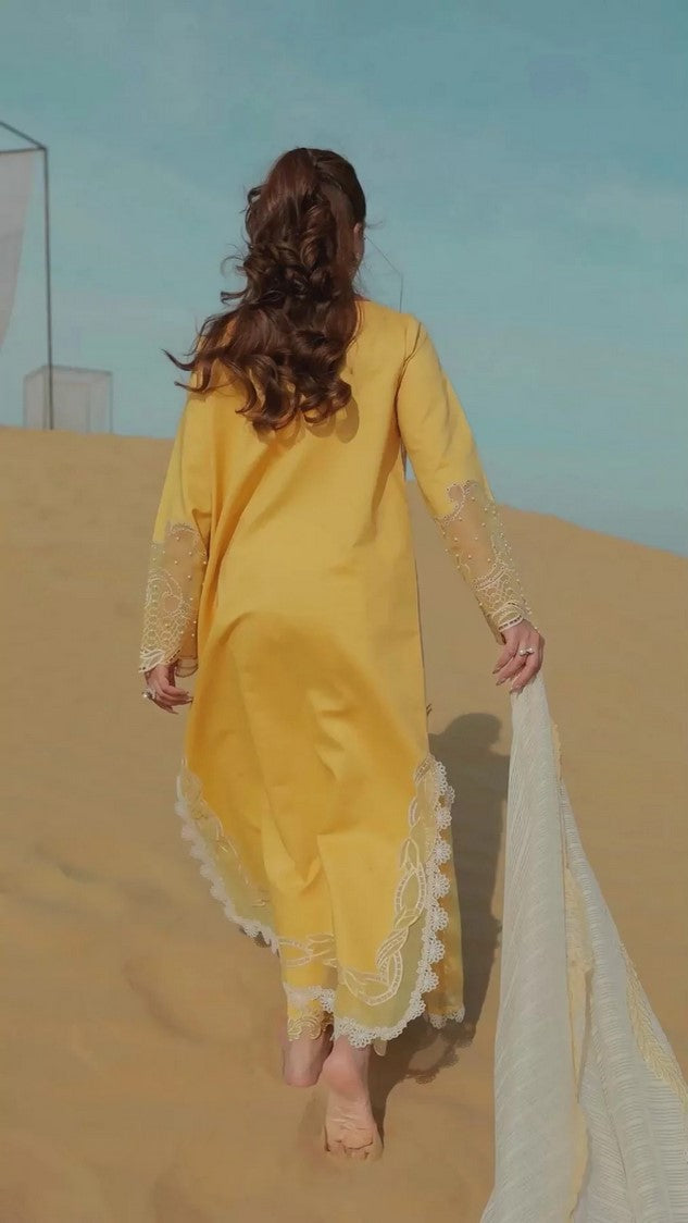 Picture of Rang Rasiya - Premium Embroidered Lawn Collection - 06-Hoorain - Unstitched - Available at Raja Sahib