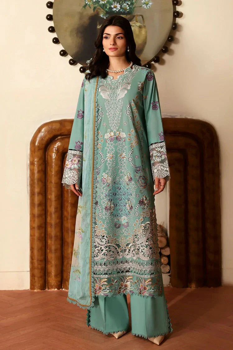 Picture of Ramsha - Andaaz Luxury Lawn Collection Vol 13 - Z-1301 - Unstitched - Available at Raja Sahib