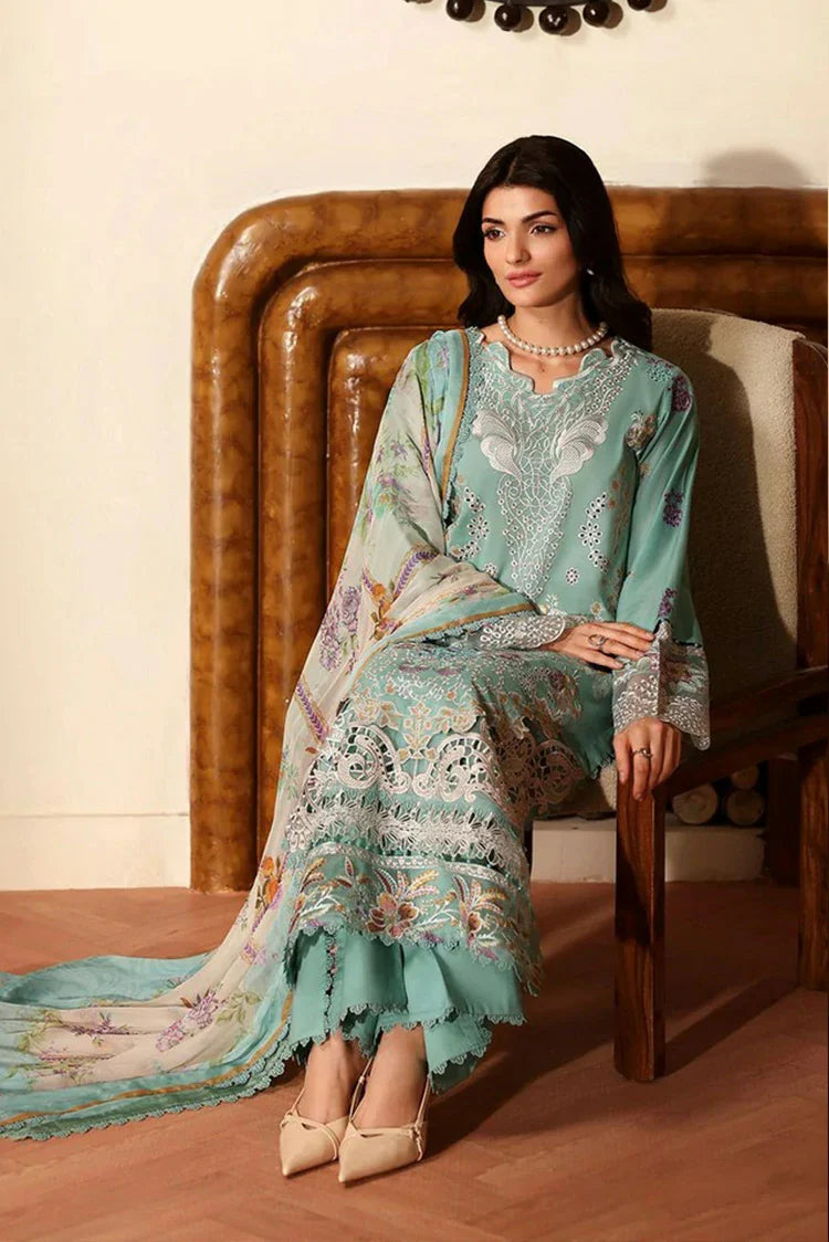 Picture of Ramsha - Andaaz Luxury Lawn Collection Vol 13 - Z-1301 - Unstitched - Available at Raja Sahib
