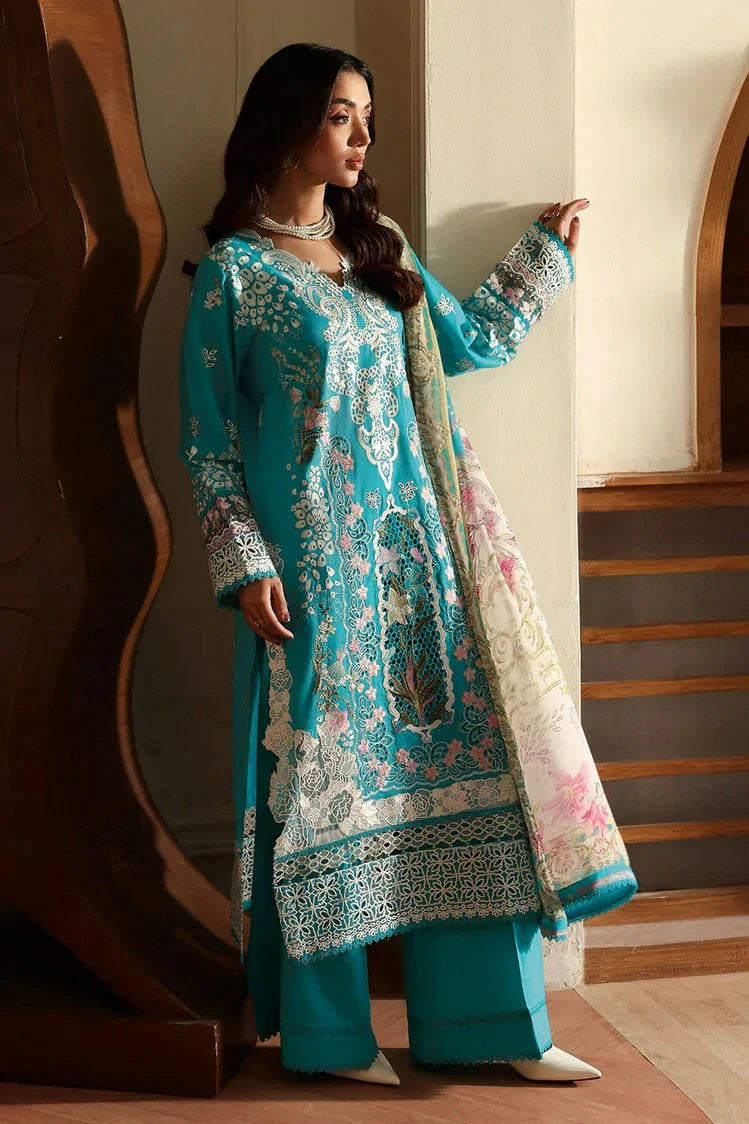 Picture of Ramsha - Andaaz Luxury Lawn Collection Vol 13 - Z-1307 - Unstitched - Available at Raja Sahib