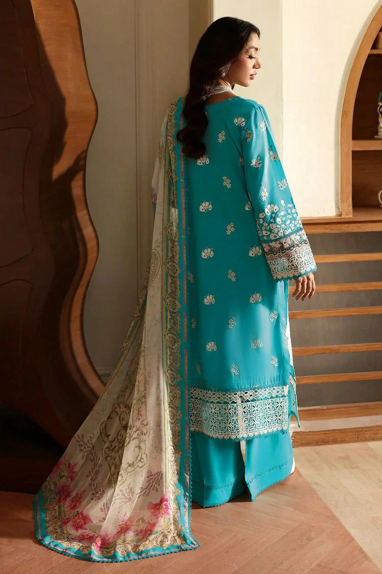 Picture of Ramsha - Andaaz Luxury Lawn Collection Vol 13 - Z-1307 - Unstitched - Available at Raja Sahib