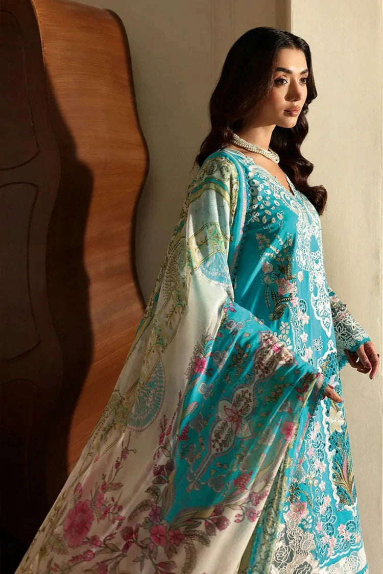 Picture of Ramsha - Andaaz Luxury Lawn Collection Vol 13 - Z-1307 - Unstitched - Available at Raja Sahib