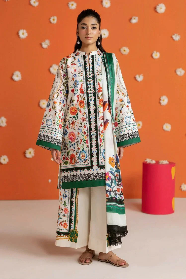 Picture of Rajbari - Amal Summer Prints - Design 14 (3PC) - Unstitched - Available at Raja Sahib