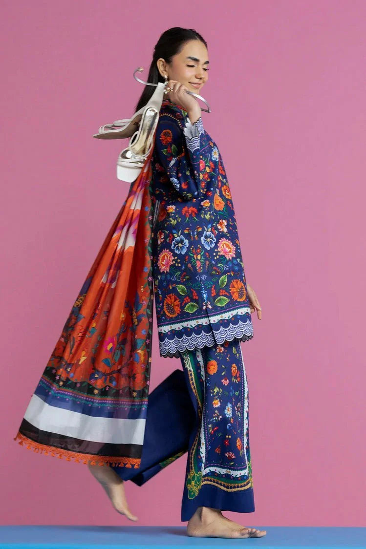 Picture of Rajbari - Amal Summer Prints - Design 16 (3PC) - Unstitched - Available at Raja Sahib