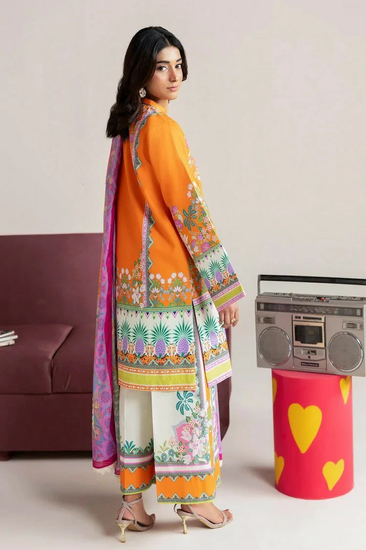 Picture of Rajbari - Amal Summer Prints - Design 08 (3PC) - Unstitched - Available at Raja Sahib