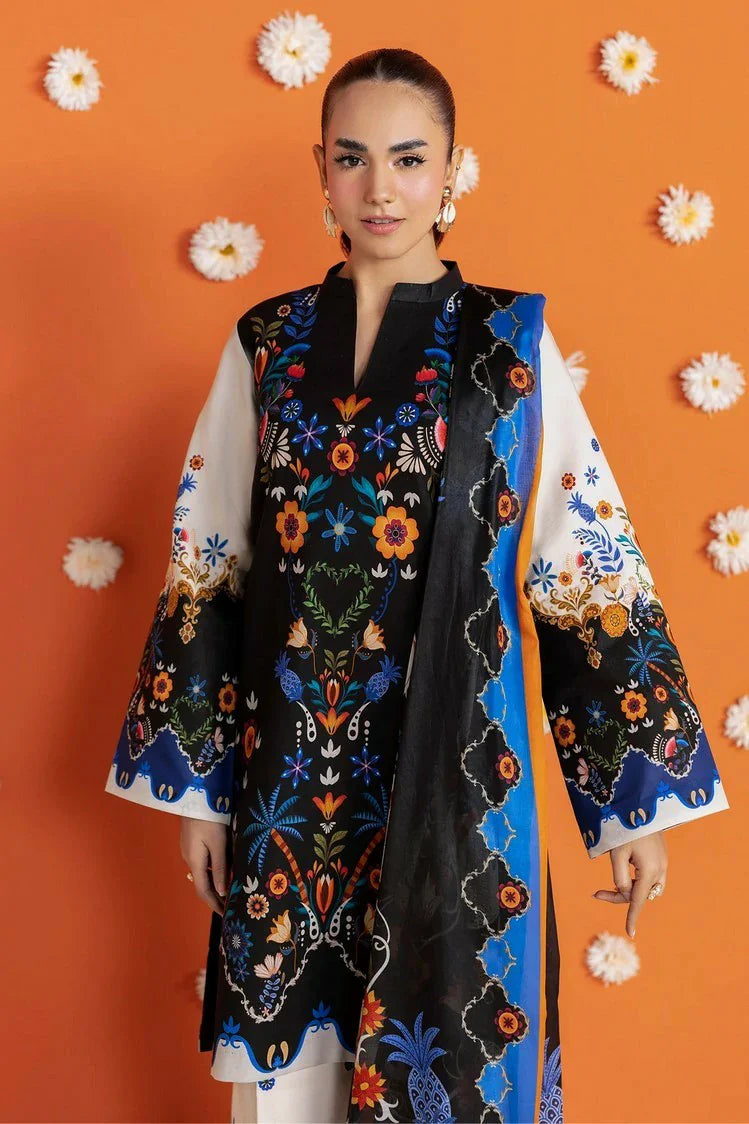 Picture of Rajbari - Amal Summer Prints - Design 09 (3PC) - Unstitched - Available at Raja Sahib