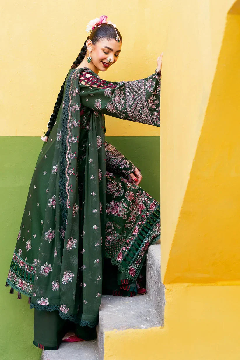 Picture of Shagna - Dilras Luxury Lawn Collection - SUROOR SL-01 - Unstitched - Available at Raja Sahib