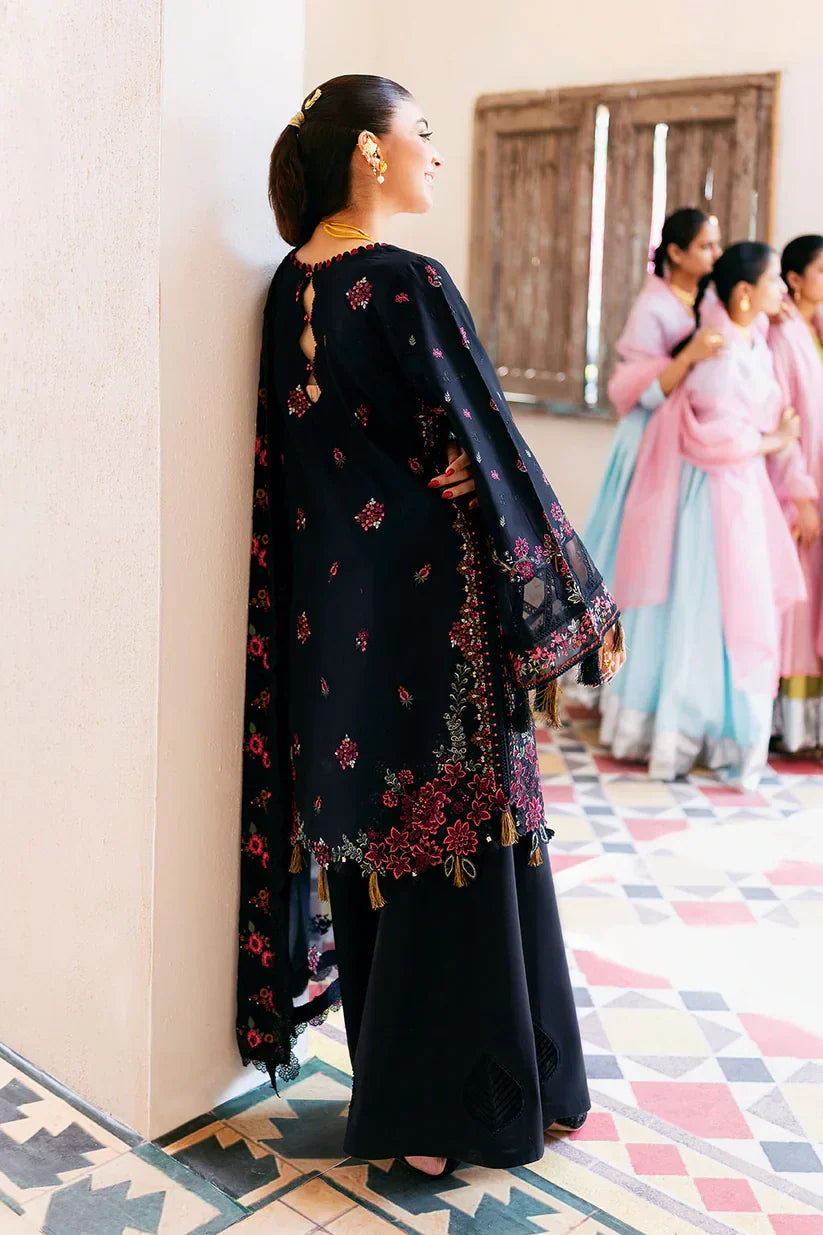 Picture of Shagna - Dilras Luxury Lawn Collection - SIYAAH SL-04 - Unstitched - Available at Raja Sahib