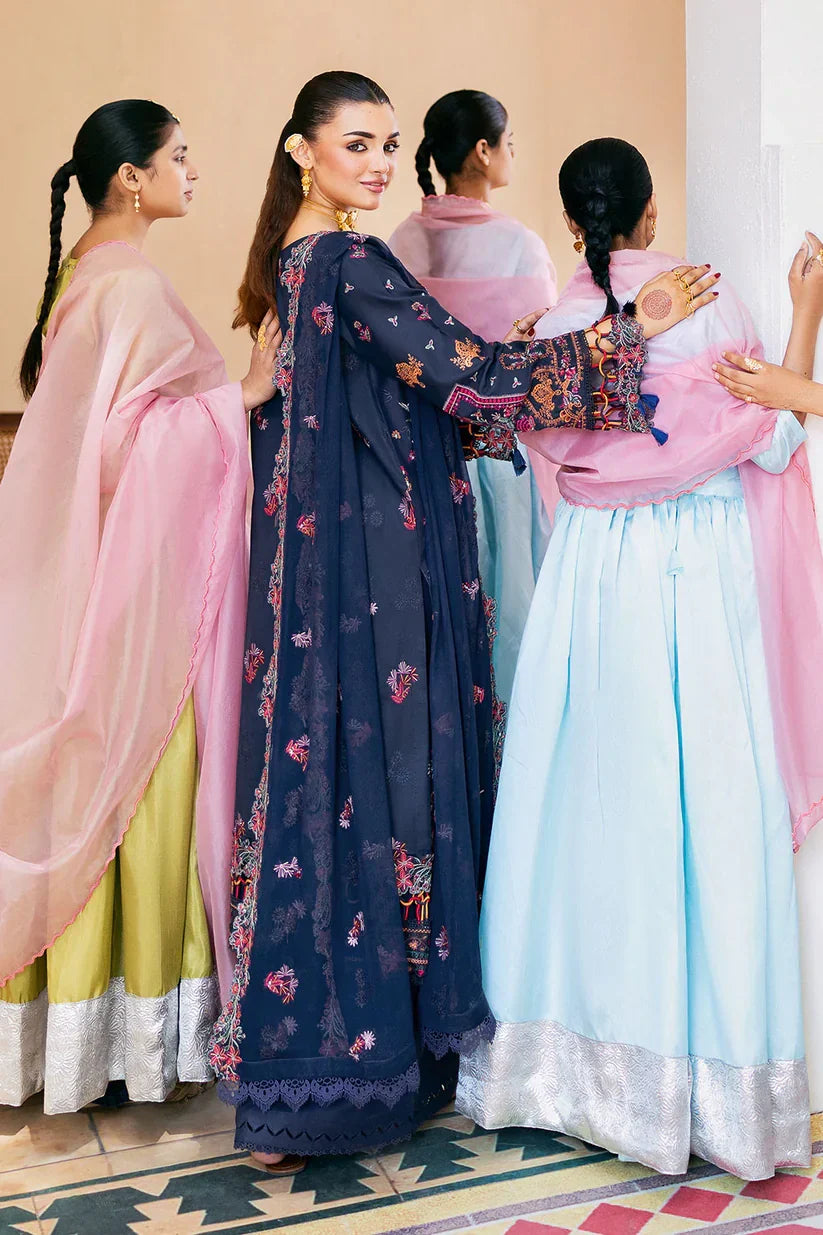 Picture of Shagna - Dilras Luxury Lawn Collection - SHAAM SL-05 - Unstitched - Available at Raja Sahib