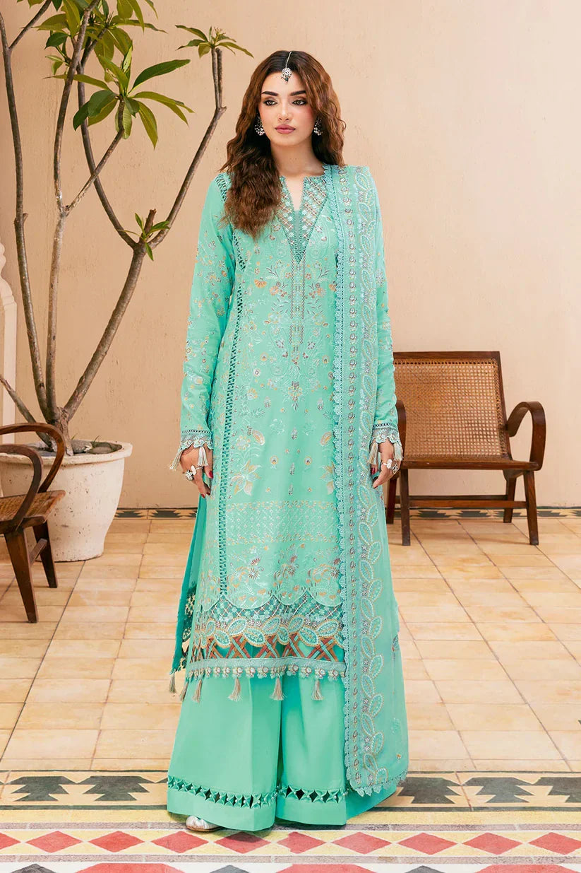 Picture of Shagna - Dilras Luxury Lawn Collection - APSARA SL-08 - Unstitched - Available at Raja Sahib