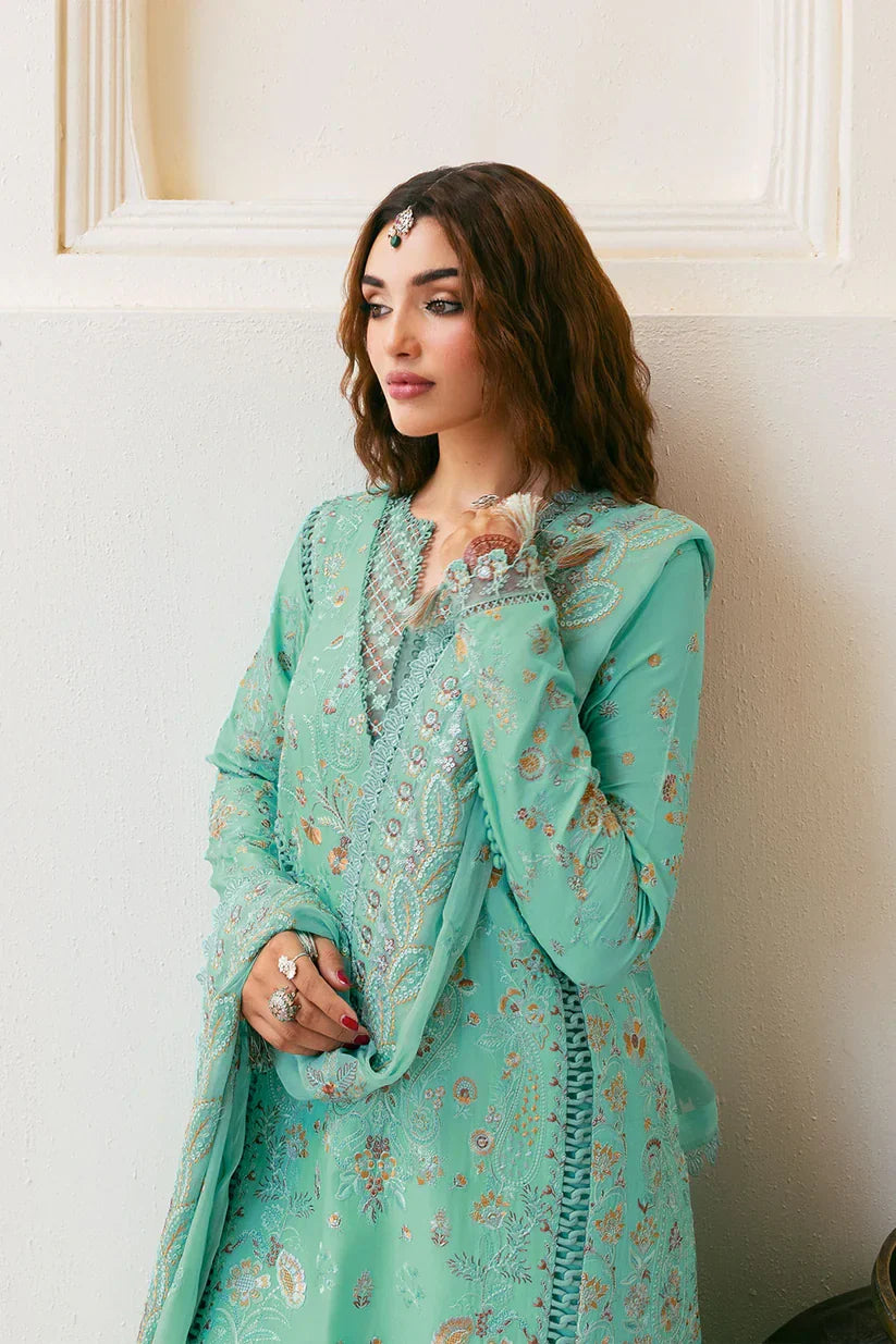 Picture of Shagna - Dilras Luxury Lawn Collection - APSARA SL-08 - Unstitched - Available at Raja Sahib