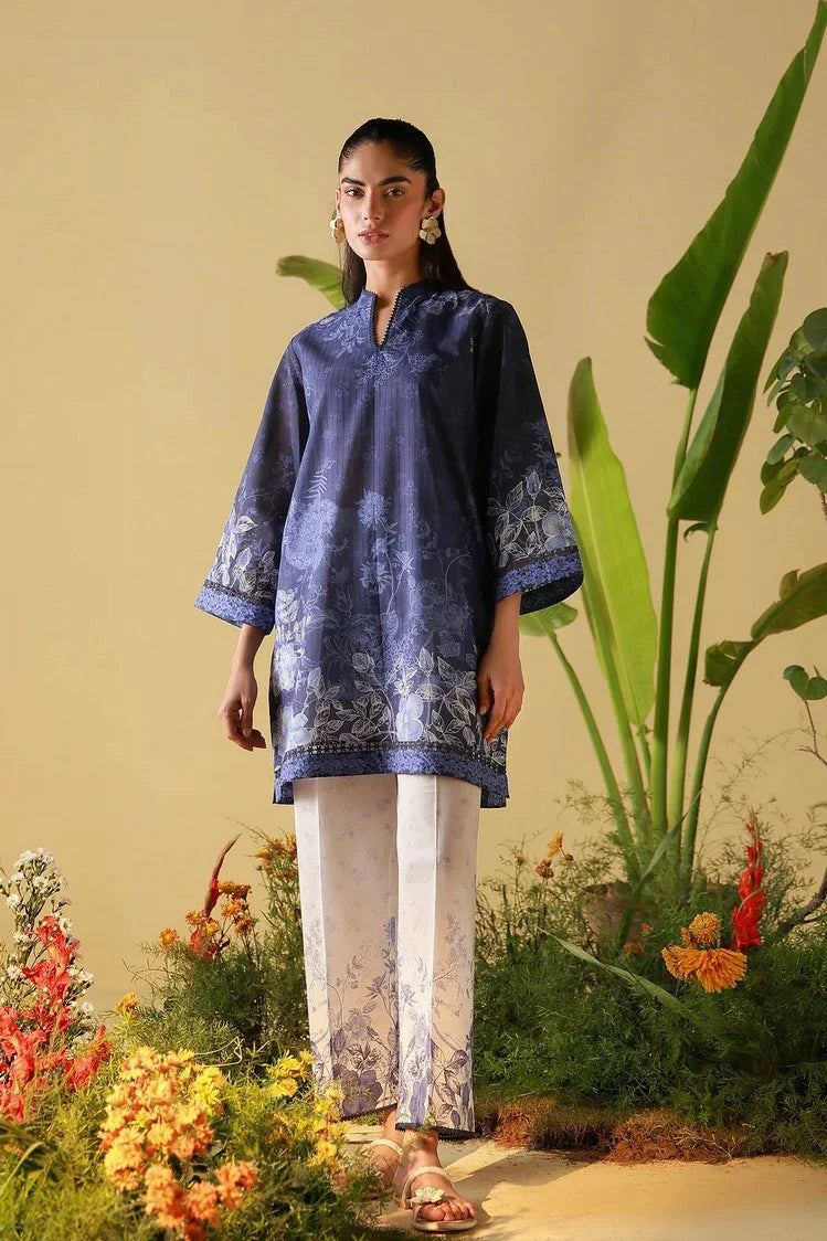 Sahar - Mirha Printed Lawn Collection - SS1-26-25-Indigo Veil - Unstitched