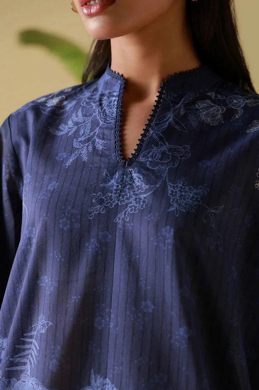 Sahar - Mirha Printed Lawn Collection - SS1-26-25-Indigo Veil - Unstitched