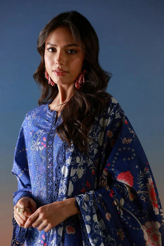 Sahar - Mirha Printed Lawn Collection - SS1-26-06-Bandhni Delight - Unstitched
