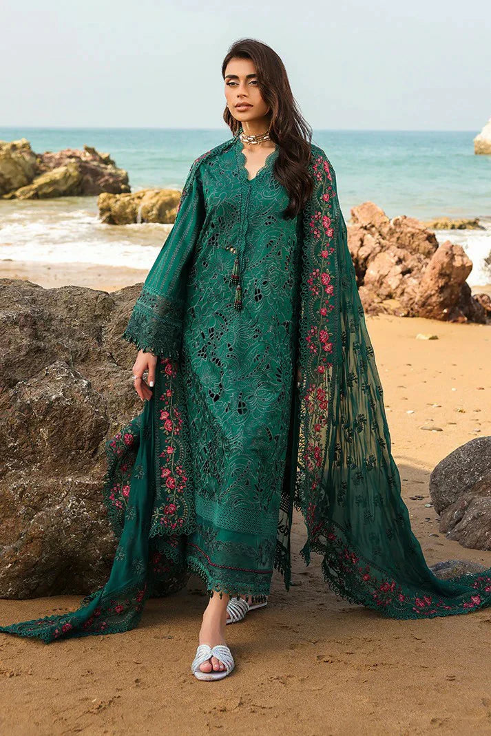 Picture of Imrozia - Hania Luxury Lawn Collection - SL-100 Kiswa - Unstitched - Available at Raja Sahib