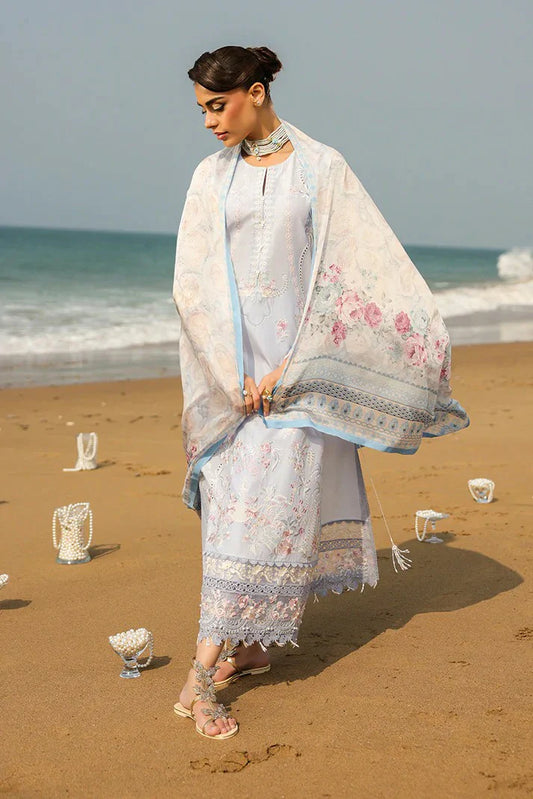 Picture of Imrozia - Hania Luxury Lawn Collection - SL-105 Havia - Unstitched - Available at Raja Sahib