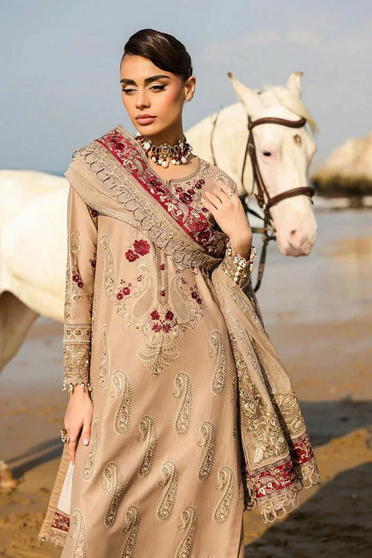 Picture of Imrozia - Hania Luxury Lawn Collection - SL-107 Parizay - Unstitched - Available at Raja Sahib