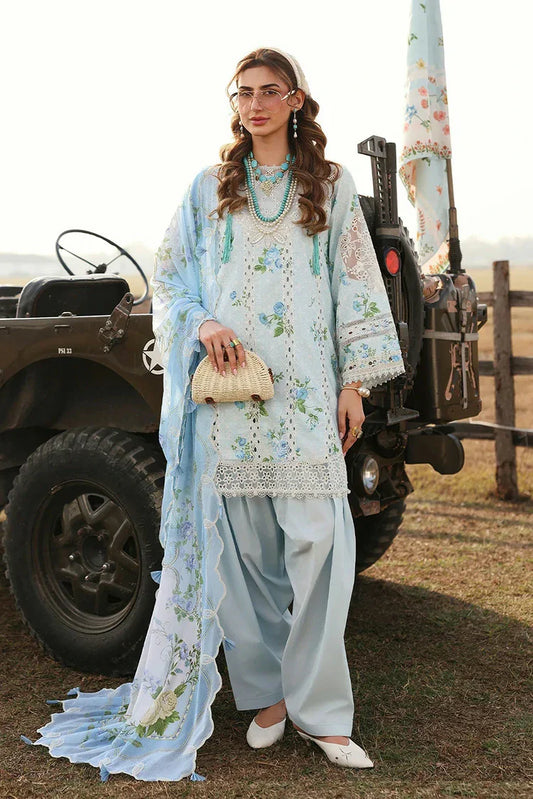 Picture of Sardinia - Festive Lawn - 1601-B SKY BELLS - Unstitched - Available at Raja Sahib