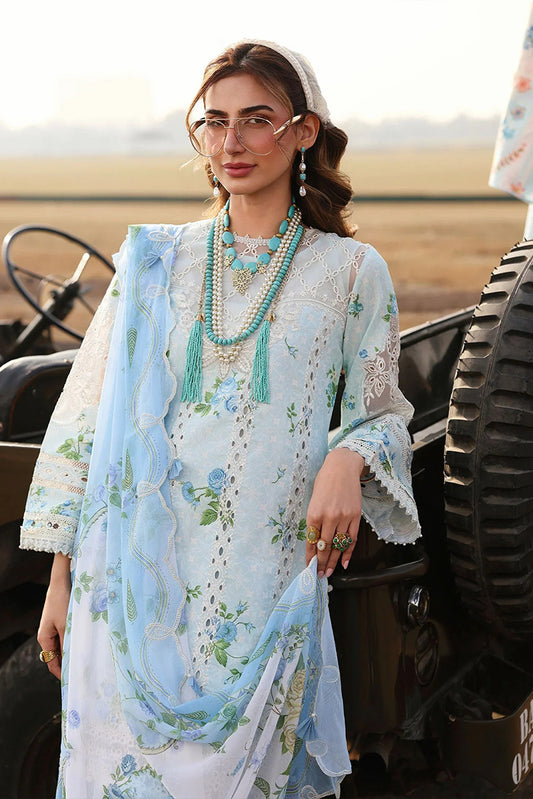 Sardinia - Festive Lawn - 1601-B SKY BELLS - Unstitched