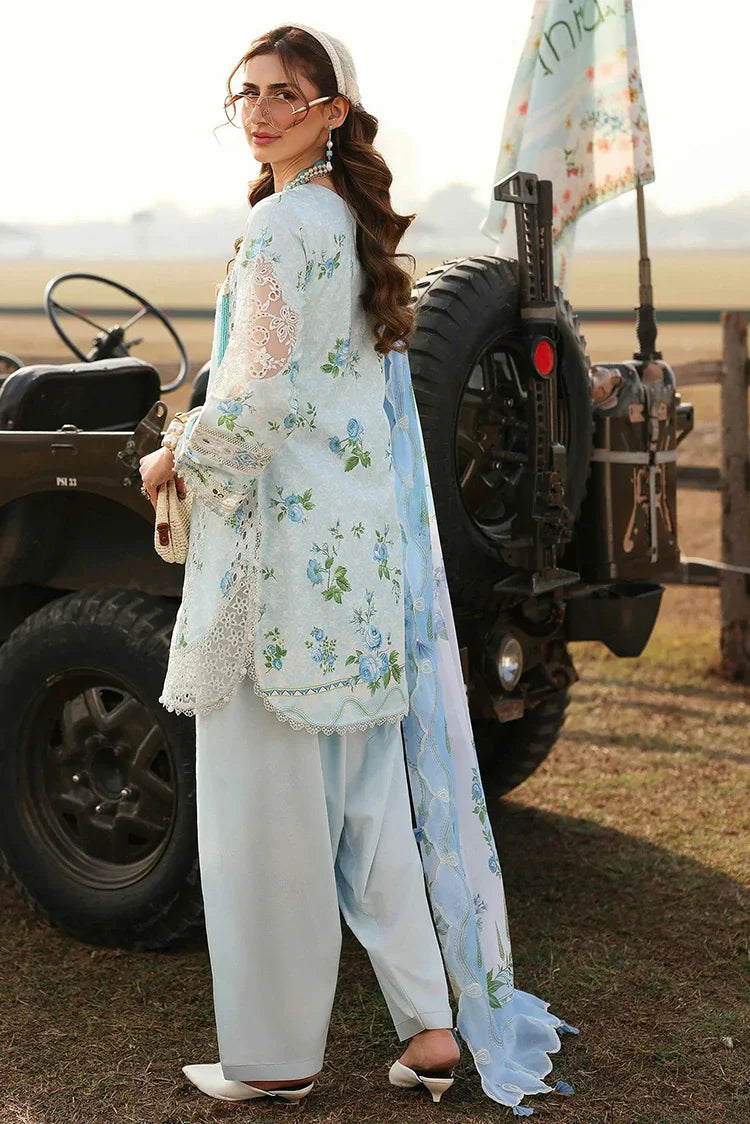 Picture of Sardinia - Festive Lawn - 1601-B SKY BELLS - Unstitched - Available at Raja Sahib