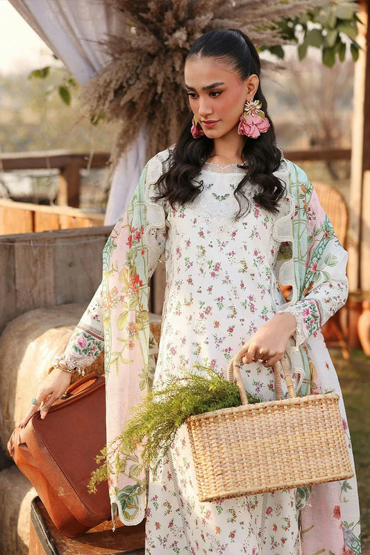 Picture of Sardinia - Festive Lawn - 1604-A PRIMROSE - Unstitched - Available at Raja Sahib