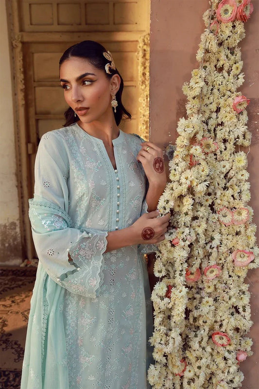 Sahar - Festive Chikankari Edit - CK-26-V2-03-Mist Of Marrakech - Unstitched