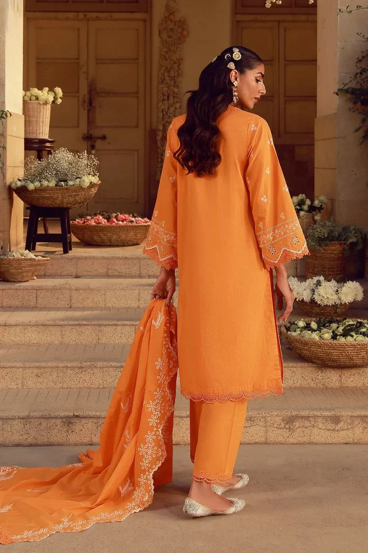 Picture of Sahar - Festive Chikankari Edit - CK-26-V2-06-Marigold Fiesta - Unstitched - Available at Raja Sahib