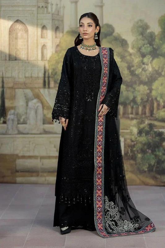 Imrozia - Baad e Saba Vol 3 - I-266 Siyah-e-Saba - Unstitched