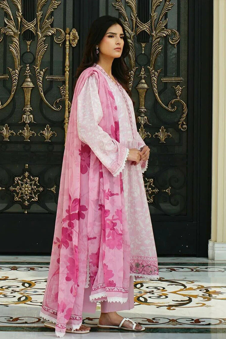 Picture of Zyna - Lawn Prints Vol 2 - 10-SERRA - Unstitched - Available at Raja Sahib