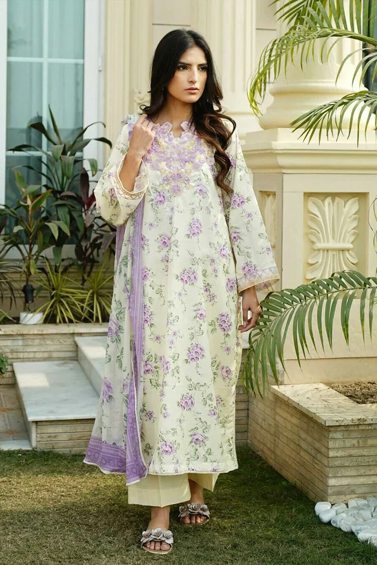 Picture of Zyna - Lawn Prints Vol 2 - 03-SELIN - Unstitched - Available at Raja Sahib