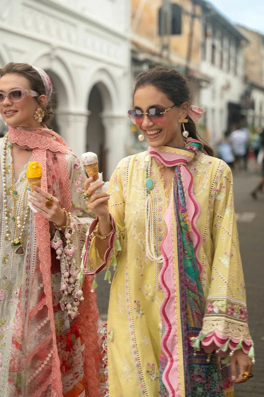 Annus Abrar - Neroli Luxury Lawn - 06 Baneera - Unstitched