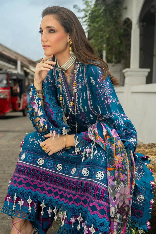 Annus Abrar - Neroli Luxury Lawn - 07 Seraya - Unstitched