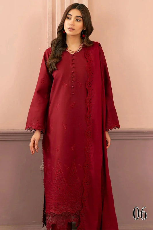 Rajbari - Raha Premium Chikankari - Design 06 - Unstitched