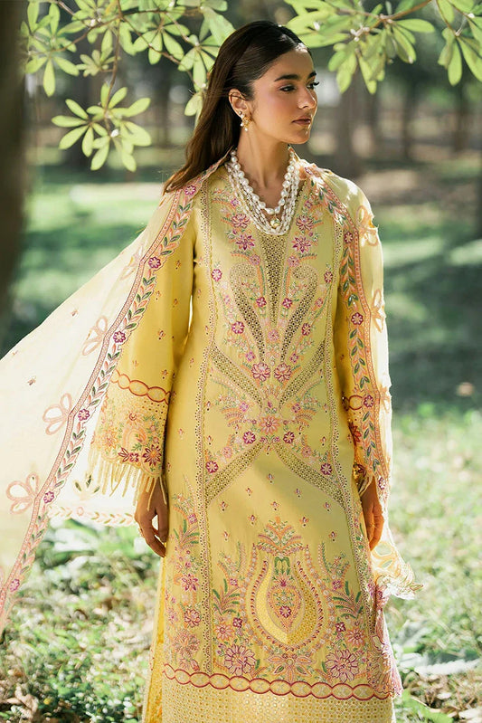 Zarizaa - Aura Of Flora - 3ULE05Y-HONEY - Unstitched