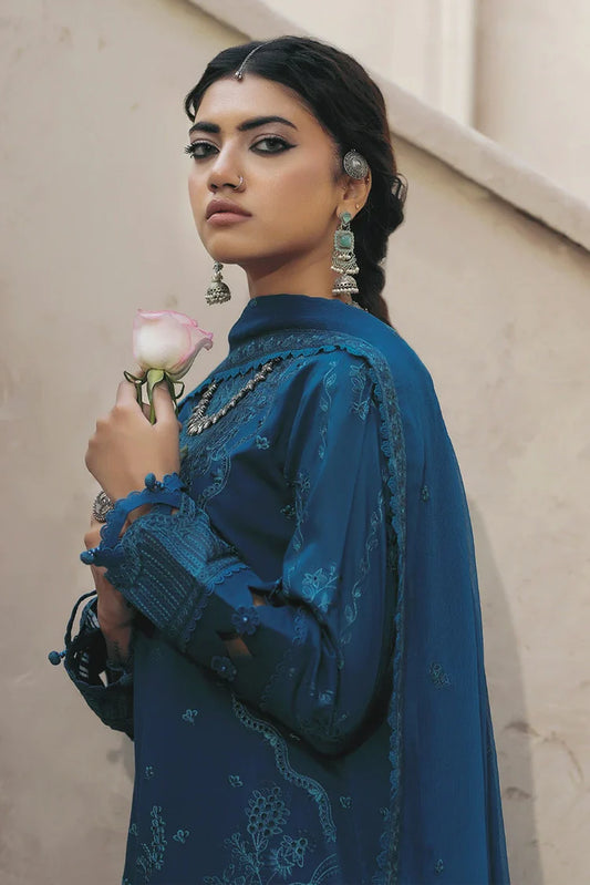 House of Nawab - Zora Luxury Lawn Vol 2 - 01-NOORE - Unstitched