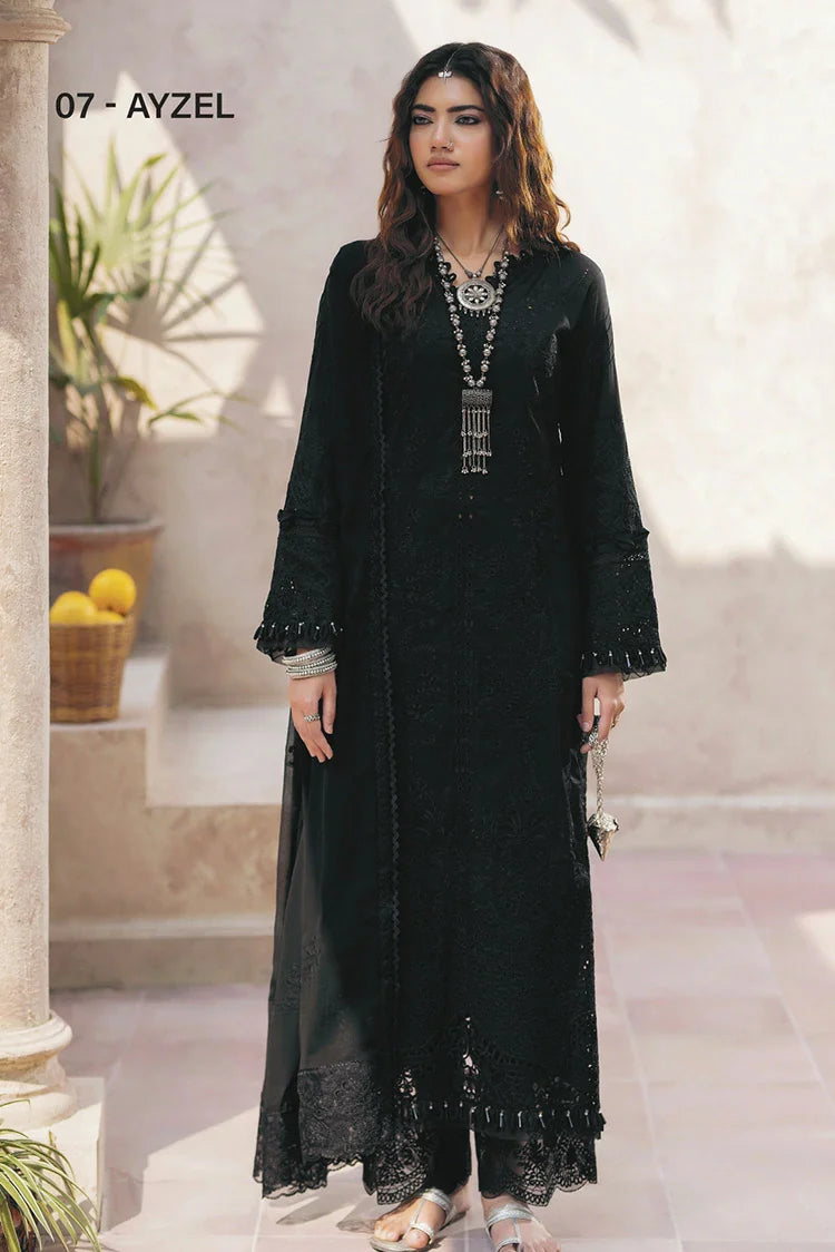 House of Nawab - Zora Luxury Lawn Vol 2 - 07-AYZEL - Unstitched
