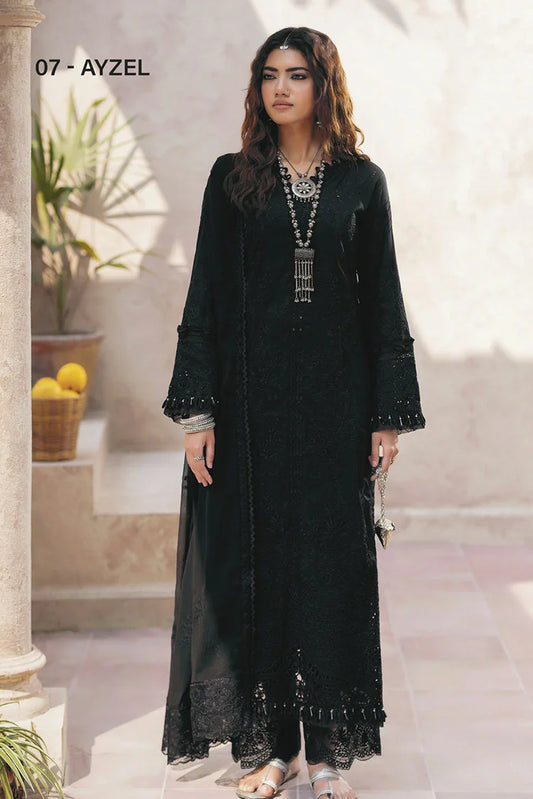 House of Nawab - Zora Luxury Lawn Vol 2 - 07-AYZEL - Unstitched