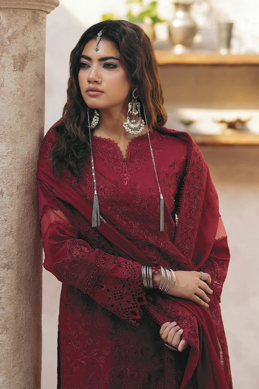 House of Nawab - Zora Luxury Lawn Vol 2 - 08-ZARIA - Unstitched