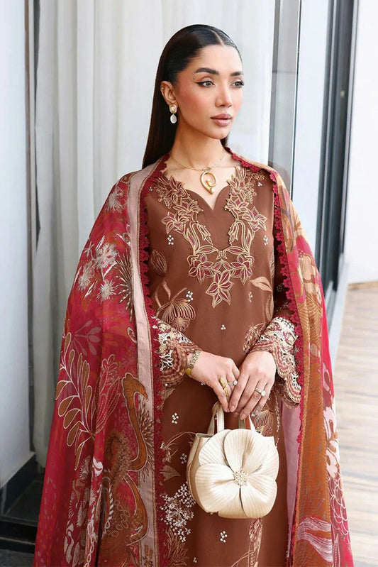 Picture of Ramsha - Andaaz Luxury Lawn Collection Vol 14 - Z-1401 - Unstitched - Available at Raja Sahib