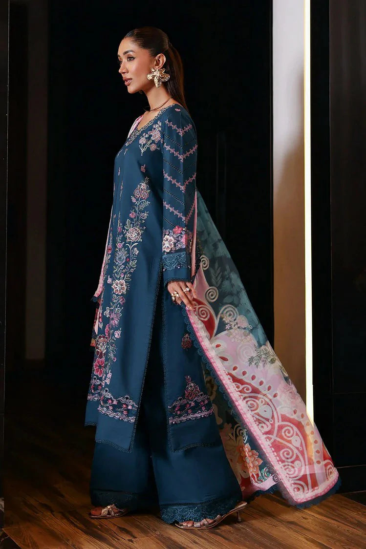 Picture of Ramsha - Andaaz Luxury Lawn Collection Vol 14 - Z-1405 - Unstitched - Available at Raja Sahib
