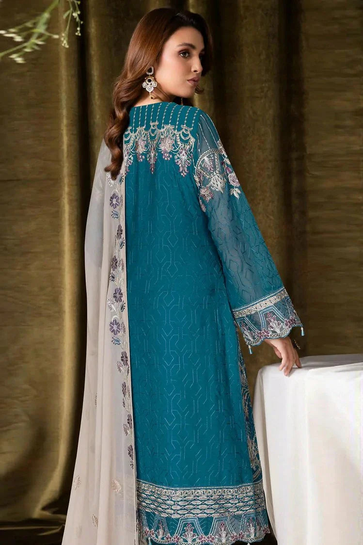 Picture of Ramsha - Sangeet Embroidered Chiffon Collection Vol 4 - B-401 - Unstitched - Available at Raja Sahib