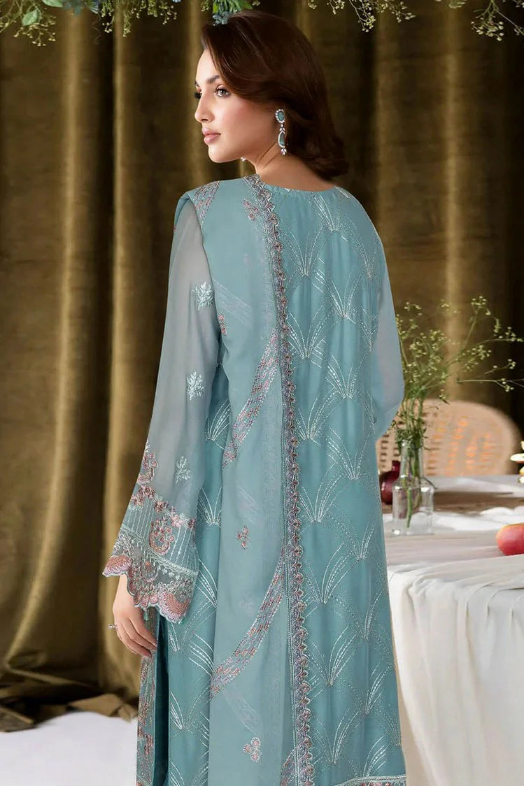 Picture of Ramsha - Sangeet Embroidered Chiffon Collection Vol 4 - B-407 - Unstitched - Available at Raja Sahib