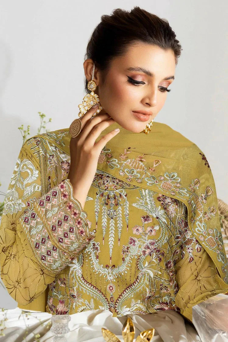 Picture of Ramsha - Sangeet Embroidered Chiffon Collection Vol 4 - B-408 - Unstitched - Available at Raja Sahib