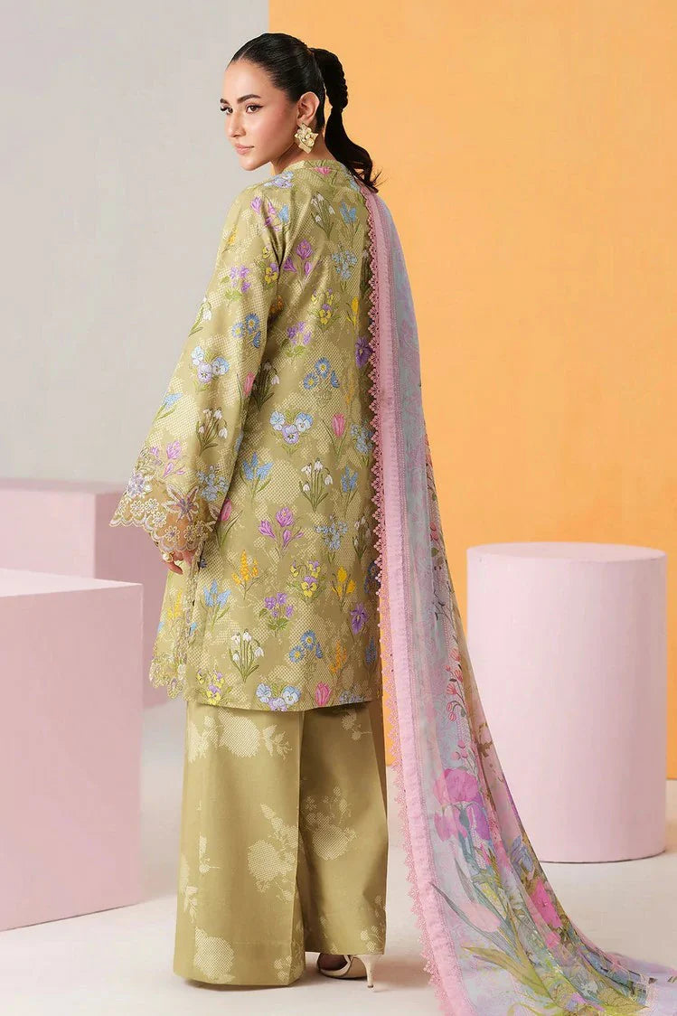 Picture of Ramsha - Rangrez Luxury Lawn Collection Vol 8 - N-809 - Unstitched - Available at Raja Sahib
