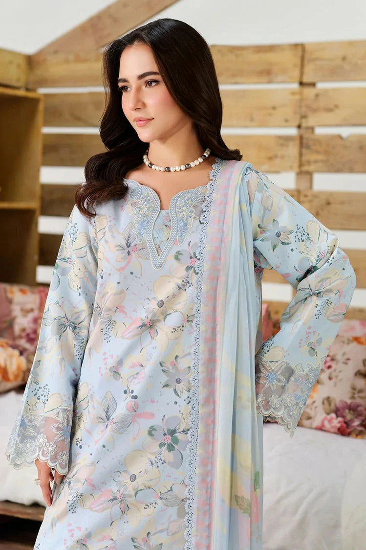 Picture of Ramsha - Rangrez Luxury Lawn Collection Vol 8 - N-810 - Unstitched - Available at Raja Sahib