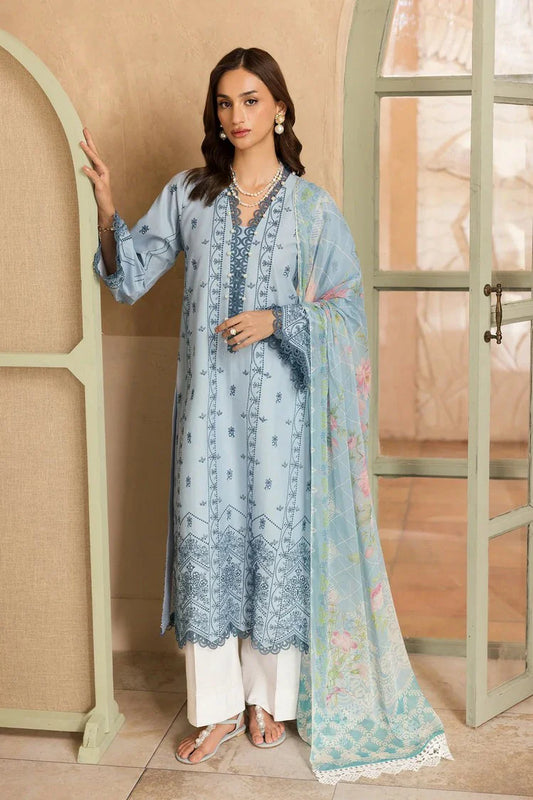 Picture of Rajbari - Nissa Chikankari Exclusive - Design 12 - Unstitched - Available at Raja Sahib